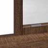 vidaXL Tavolo da Trucco con cassetto Rovere Marrone 79 x 41 x 140 cm