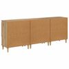 vidaXL Sideboards 3 pcs Rovere artigianale 60 x 35 x 70 cm