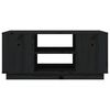 vidaXL Tavolino da Salotto Nero 90x49x40,5 cm Legno Massello di Pino