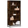 vidaXL Libreria Rovere Fumo 80,5x35x170,5 cm in Truciolato