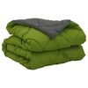 vidaXL Duvet Estivo Verde e Antracite 220 x 155 cm Microfibra