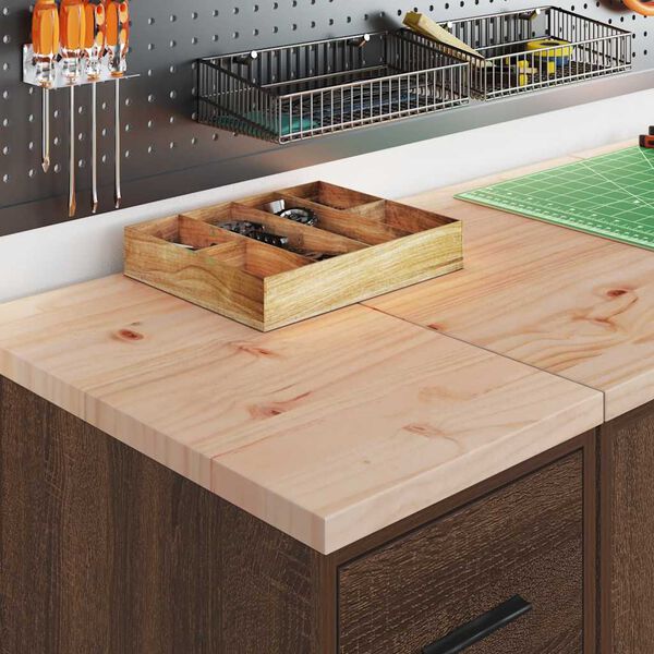 vidaXL Armadi da Garage 2 pz Rovere Marrone in Legno Multistrato