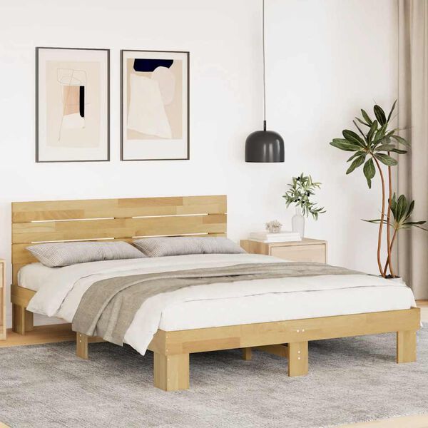vidaXL Struttura Letto con Testiera Senza Materasso 150x200 cm