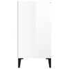vidaXL Credenza Bianco Lucido 60x35x70 cm in Legno Multistrato
