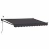vidaXL Tettuccio Elettrico Retrattile Antracite 3,5 x 2 m