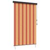 vidaXL Tenda a rullo Multicolore 80 x 250 cm Tessuto e Alluminio
