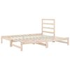 vidaXL Dormeuse Estraibile 2x(90x200) cm Legno Massello di Pino