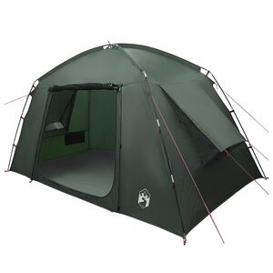 vidaXL Tenda Capanna Verde militare 300 x 210 x 156 cm Poliestere