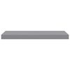vidaXL Scaffale a Parete Grigio 60x23,5x3,8 cm in MDF