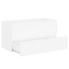 vidaXL Mobile con Lavabo Integrato Bianco in Legno Multistrato