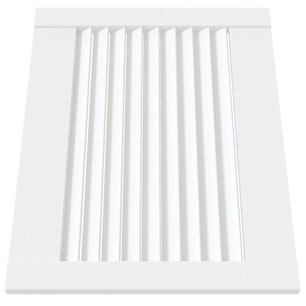 vidaXL Ante a Lamelle 2 pz Bianche 39,5x49,4 cm in Legno di Pino