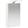 vidaXL Mobiletto per specchio da bagno Bianco 30 x 10,5 x 50 cm