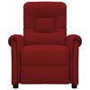 vidaXL Poltrona Massaggio Elettrica Rosso Vino Similpelle