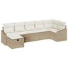 vidaXL Set di divani 7 pz polyrattan