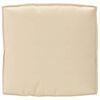 vidaXL Cuscino per seduta pallet Beige 80 x 80 x 12 cm Tessuto Oxford