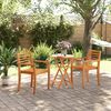 vidaXL Tavolo da Giardino Pieghevole Ø60x75cm Legno Massello di Acacia