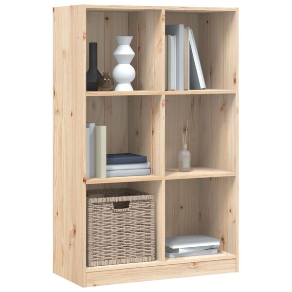 vidaXL Libreria 70x33x110 cm in Legno Massello di Pino