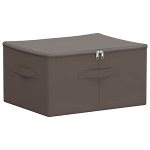 vidaXL Scatola di Stoccaggio Grigio 43 x 34 x 23 cm