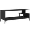 vidaXL Mobile TV Nero 102x40x41cm Legno e Acciaio Verniciato a Polvere