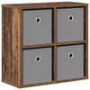 vidaXL Credenza con cassetto Legno vecchio 49,5 x 22 x 47 cm