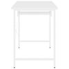 vidaXL Scrivania per Computer Bianca 105x55x72 cm in MDF e Metallo