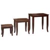 vidaXL Tavolini Nesting 3 pz Marrone 60 x 45 x 60,5 cm