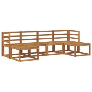 vidaXL Set di divani da esterno 6 pcs Naturale