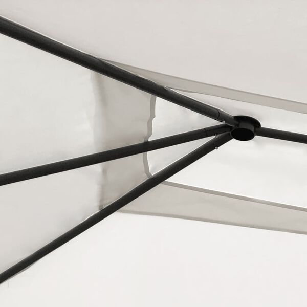 vidaXL Gazebo 2,98x5,3x2,59 m Crema 160 g/m²