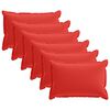 vidaXL Federa 6 pz HOUTEN Rosso 40 x 60 cm Poliestere