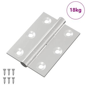 vidaXL Cerniera 720 pcs Argento 50 x 38 x 1,3 mm Acciaio