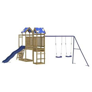 vidaXL Set da Gioco da Esterno in Legno di Pino Impregnato