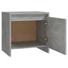 vidaXL Comodini 2 pz Grigio Cemento 45x34x44,5 cm in Truciolato