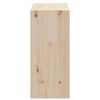 vidaXL Portabottiglie 2 pcs Naturale 56 x 25 x 56 cm Pino massello