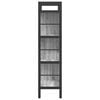 vidaXL Libreria Grigio Sonoma 75 x 30 x 123,5 cm Legno multistrato