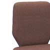 vidaXL Sedie da Pranzo 2 pz Marroni in Tessuto