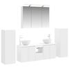 vidaXL Set di mobili per il bagno 6 pcs Bianco