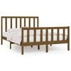 vidaXL Giroletto ambra in Legno Massello 160x200 cm