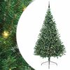 vidaXL Albero di Natale artificiale con luci integrate Verde 240 cm