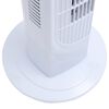vidaXL Ventilatore a Torre con Telecomando e Timer &Phi;24x80 cm White