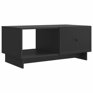 vidaXL Tavolino da salotto Nero 90 x 50 x 40 cm Legno ingegnerizzato