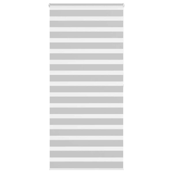 vidaXL Tenda a Rullo Zebra Larghezza Tessuto 95,9 cm Poliestere