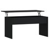 vidaXL Tavolino da Salotto Nero 102x50,5x52,5 cm in Legno Multistrato