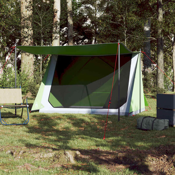 vidaXL Tenda da Campeggio per 2 Persone Verde Impermeabile