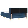 vidaXL Letto a molle con materasso Blu 200 x 140 cm Poliestere