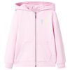 vidaXL Felpa con Cappuccio da Bambina Rosa Chiaro 116