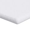 vidaXL Topper per materasso Bianco 100 x 200 cm Tessuto Jacquard