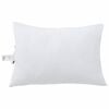 vidaXL Cuscino 2 pz 61 x 41 x 20 cm Poliestere Bianco