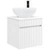 vidaXL Mobile lavabo da parete Bianco 49 x 44,5 x 66,5 cm