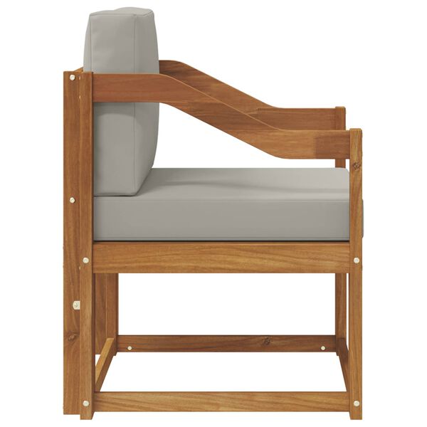 vidaXL Divano da esterno Legno di Acacia Massello e Poliestere