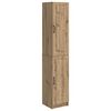 vidaXL Set di armadi 2 pz Rovere Artigianale Legno ingegnerizzato